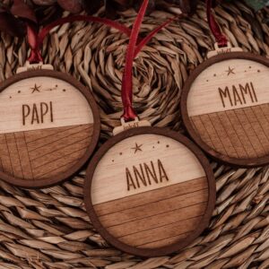 Mini Bola Navidad Personalizada con Nombre - Imagen 4