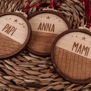Mini Bola Navidad Personalizada con Nombre - Imagen 6