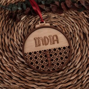 Bola de Navidad Personalizada Ratán "Mi Persona" - Imagen 9