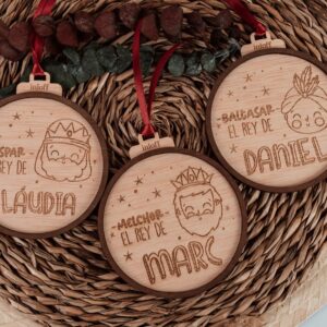 Bola de Navidad Reyes Magos Personalizada