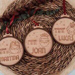 Bola de Navidad Reyes Magos Personalizada - Imagen 4