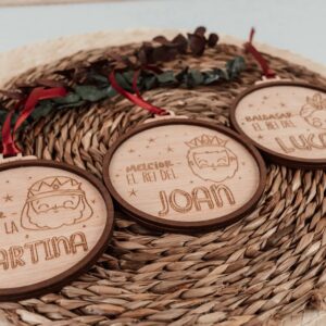 Bola de Navidad Reyes Magos Personalizada - Imagen 5