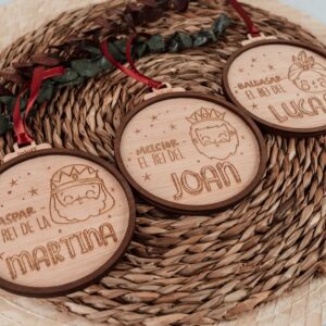 Bola de Navidad Reyes Magos Personalizada - Imagen 6