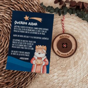 Botón Perdido de los Reyes Magos Personalizado