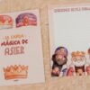 Carta para los Reyes Magos personalizada con nombre grabado a láser, diseño ilustrado con las tres coronas y espacio para escribir deseos navideños