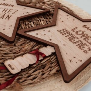 Estrella de Navidad Personalizada con Apellido Familia - Imagen 3