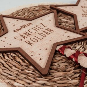 Estrella de Navidad Personalizada con Apellido Familia - Imagen 4