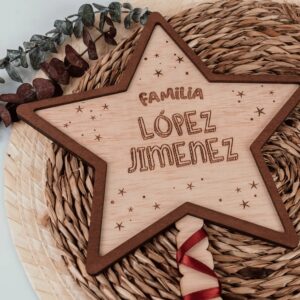 Estrella de Navidad Personalizada con Apellido Familia - Imagen 5