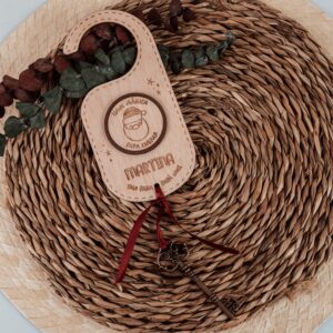 Llave Mágica de Papá Noel Personalizada – Puerta al Polo Norte