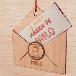 Sobre Mágico Papá Noel Personalizado - Imagen 3
