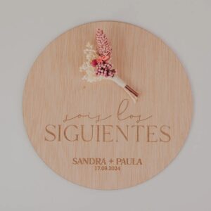 Placa «Sois los Siguientes» Nuestra Boda