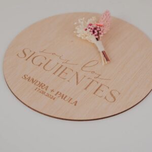 Placa "Sois los Siguientes" Nuestra Boda - Imagen 3