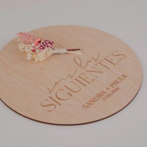 Placa "Sois los Siguientes" Nuestra Boda - Imagen 4