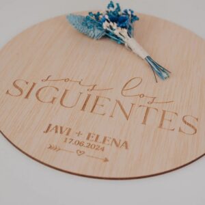 Placa "Sois los Siguientes" Personalizada para Boda - Imagen 2