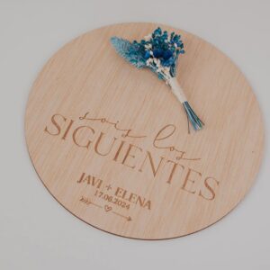 Placa "Sois los Siguientes" Personalizada para Boda - Imagen 4