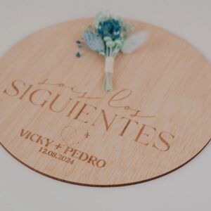 Placa Personalizada "Sois los Siguientes" para Bodas - Imagen 3