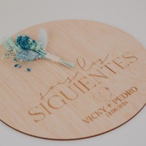 Placa Personalizada "Sois los Siguientes" para Bodas - Imagen 5