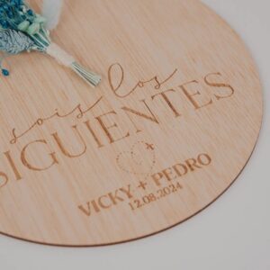 Placa Personalizada "Sois los Siguientes" para Bodas - Imagen 8