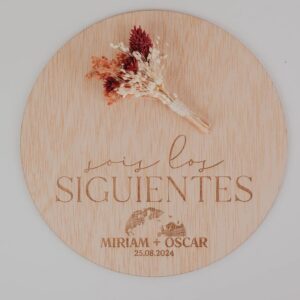 Placa Personalizada "Sois los Siguientes" para Bodas - Imagen 4