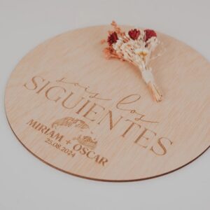 Placa Personalizada "Sois los Siguientes" para Bodas - Imagen 7