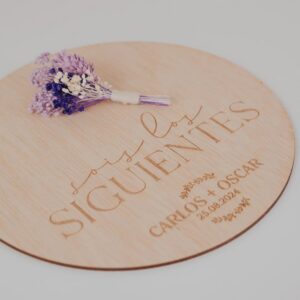 Placa "Sois los Siguientes" Boda Vintage - Imagen 7