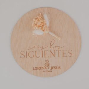 Placa "Sois los Siguientes" Boda Vintage - Imagen 5