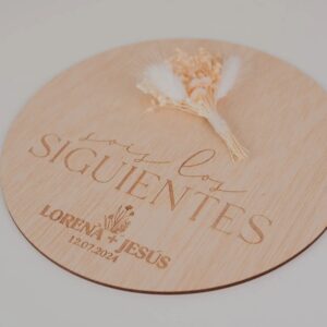 Placa "Sois los Siguientes" Boda Vintage - Imagen 6