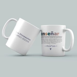 Taza Profe Personalizada «Enseñar»