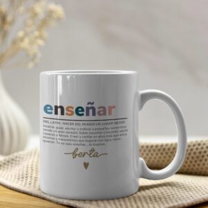 Taza Profe Personalizada "Enseñar" - Imagen 4