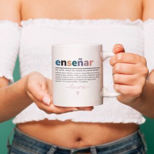 Taza Profe Personalizada "Enseñar" - Imagen 5