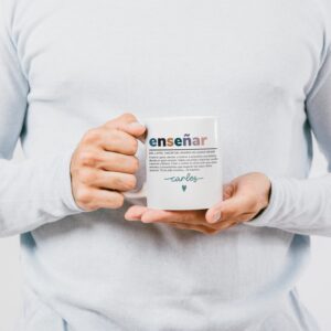 Taza Profe Personalizada "Enseñar" - Imagen 6