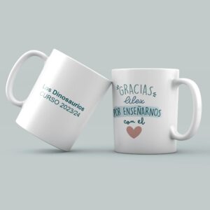 Taza Profe Personalizada ‘Gracias de Corazón’
