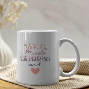 Taza Profe Personalizada 'Gracias de Corazón' - Imagen 4