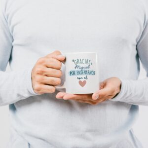 Taza Profe Personalizada 'Gracias de Corazón' - Imagen 6