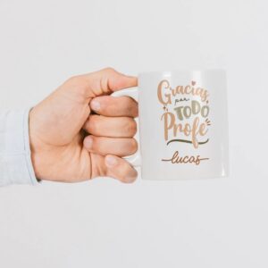 Taza Personalizada para Profesor/a "Gracias por Todo" - Imagen 3