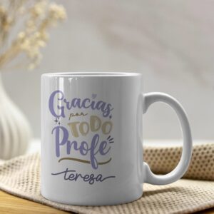 Taza Personalizada para Profesor/a "Gracias por Todo" - Imagen 4