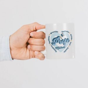Taza Profe Personalizada "Retro Cuore" - Imagen 5