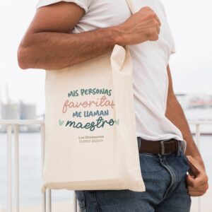 Tote Bag Profe Personalizada "Personas Favoritas" - Imagen 3