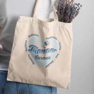 Tote Bag Profe Personalizada Retro Cuore - Imagen 3