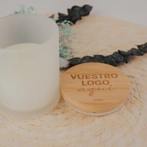 Vela Aromática Bambú Logo - Imagen 3