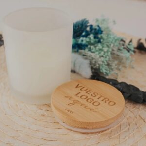 Vela Aromática Bambú Logo - Imagen 6