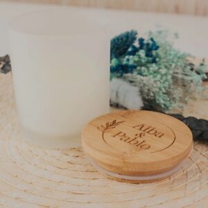 Vela Aromática Bambú Logo - Imagen 11