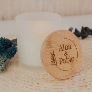 Vela Aromática Bambú Logo - Imagen 10