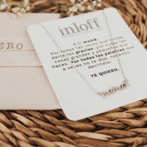 Collar Plata de Ley "Te Quiero Mamá" - Regalo Día de la Madre - Imagen 3