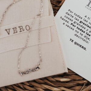 Collar Plata de Ley "Te Quiero Mamá" - Regalo Día de la Madre - Imagen 6