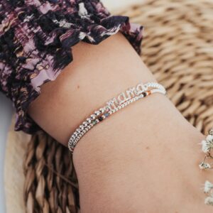 Pulsera de Plata "Mamá" - Imagen 2