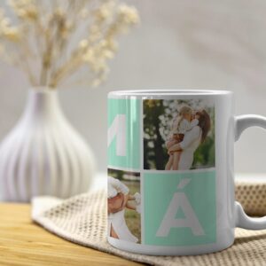 Taza Personalizada Te Quiero Mamá con Fotos - Imagen 3