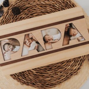 Marco de Fotos Personalizado Día del Padre con Mensaje PAPÁ - Imagen 7