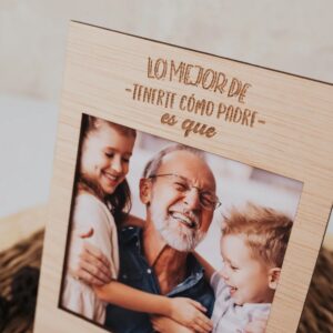 Portafotos Personalizado Abuelo con Nombre Nietos - Imagen 5