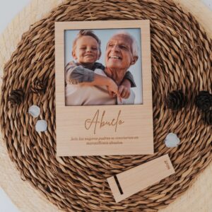 Portafotos Vintage "Abuelo" Personalizado con Dedicatoria - Imagen 4